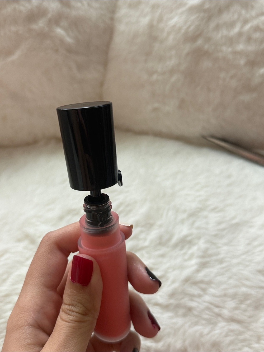 Giorgio Armani Luminous Silk Liquid blush cheek tiny rosy peach - Picture 5 of 5